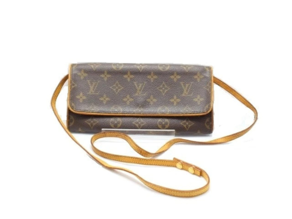 LOUIS VUITTON Pochette Twin Shoulder Bag Monogram